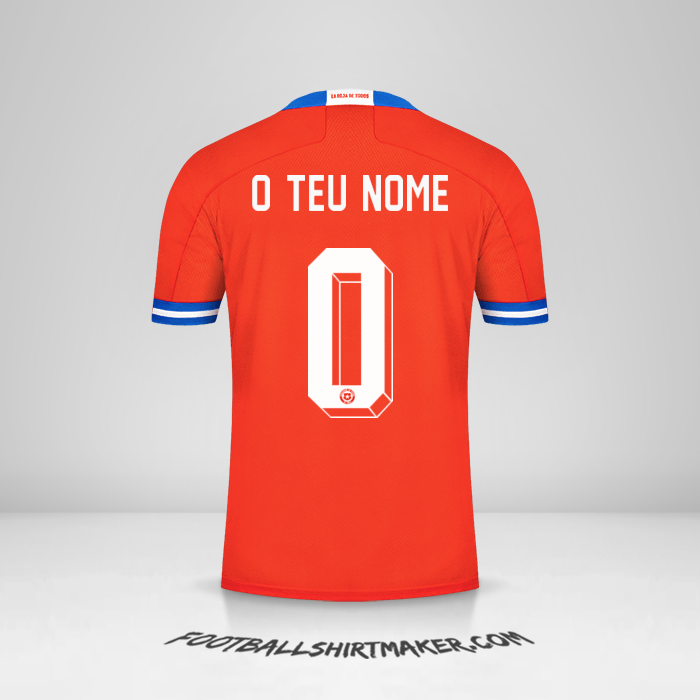 Camisola Chile 2021/2022 -  o teu nome - 0