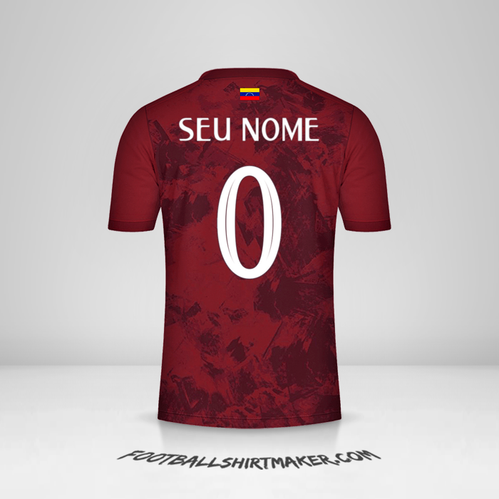 Camisa Venezuela 2021/2022 -  seu nome - 0