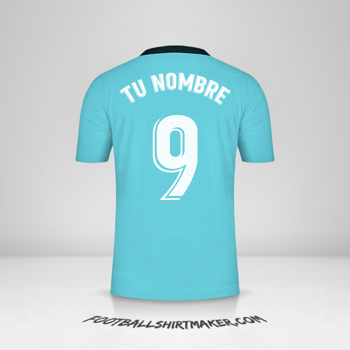 Camiseta Real Madrid CF 2021/2022 III número 9 tu nombre