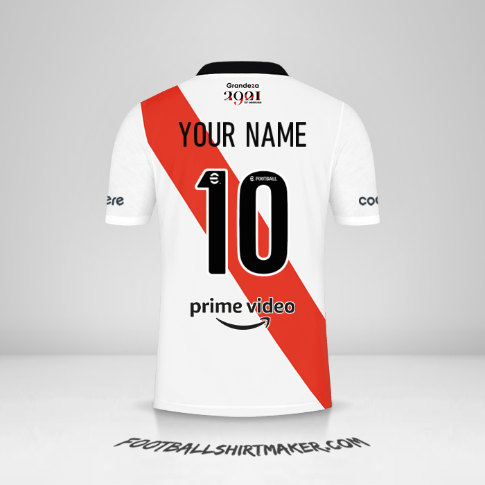 River Plate 2021/2022 shirt number 10 your name