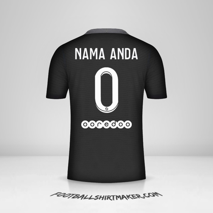 Jersey Paris Saint Germain 2021/2022 III -  nama anda - 0