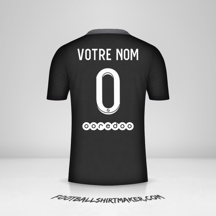 Maillot Paris Saint Germain 2021/2022 III -  votre nom - 0