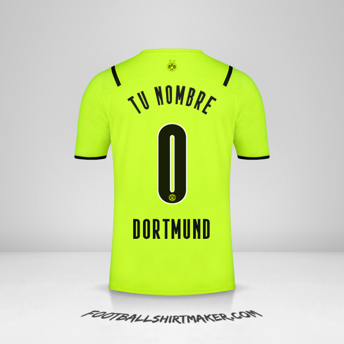 Camiseta Borussia Dortmund 2021/2022 Cup -  tu nombre - 0