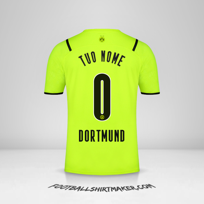 Maglia Borussia Dortmund 2021/2022 Cup -  tuo nome - 0