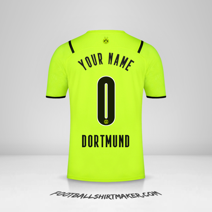 Jersey Borussia Dortmund 2021/2022 Cup -  your name - 0