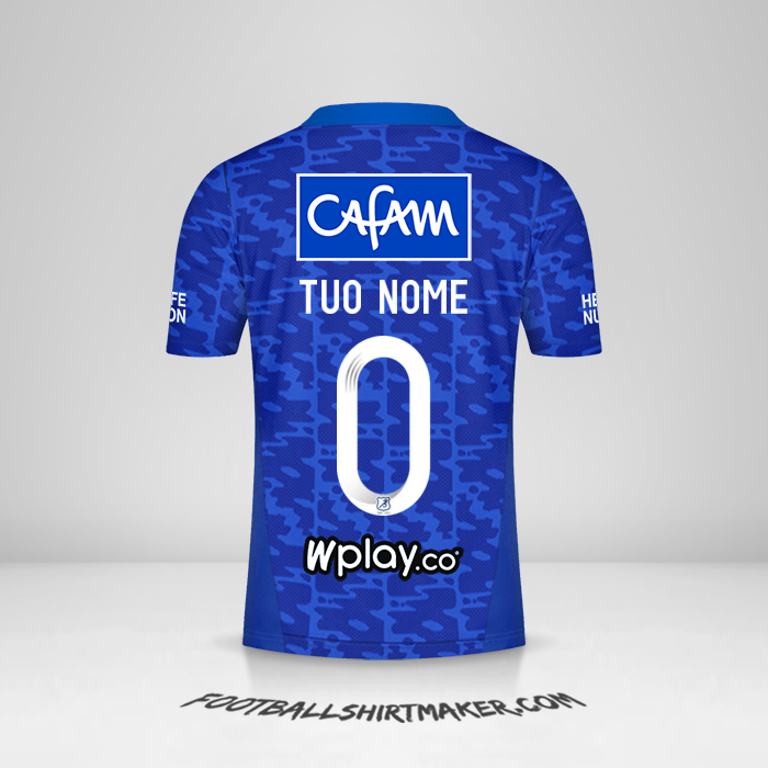 Maglia Millonarios FC 2021/2022 -  tuo nome - 0
