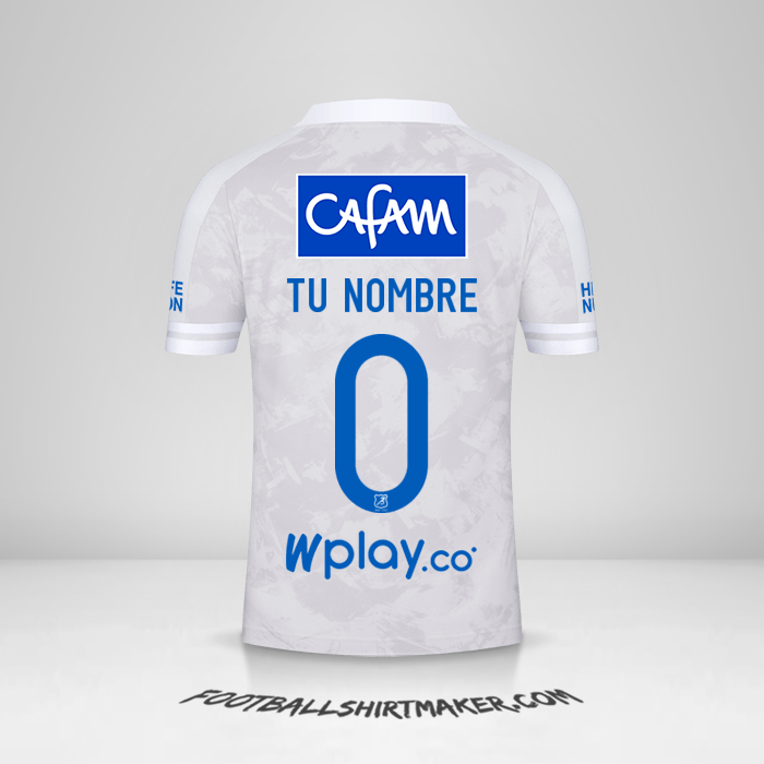 Jersey Millonarios FC 2021 II -  tu nombre - 0