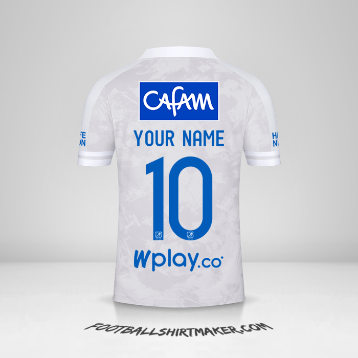 Millonarios FC 2021 II shirt number 10 your name