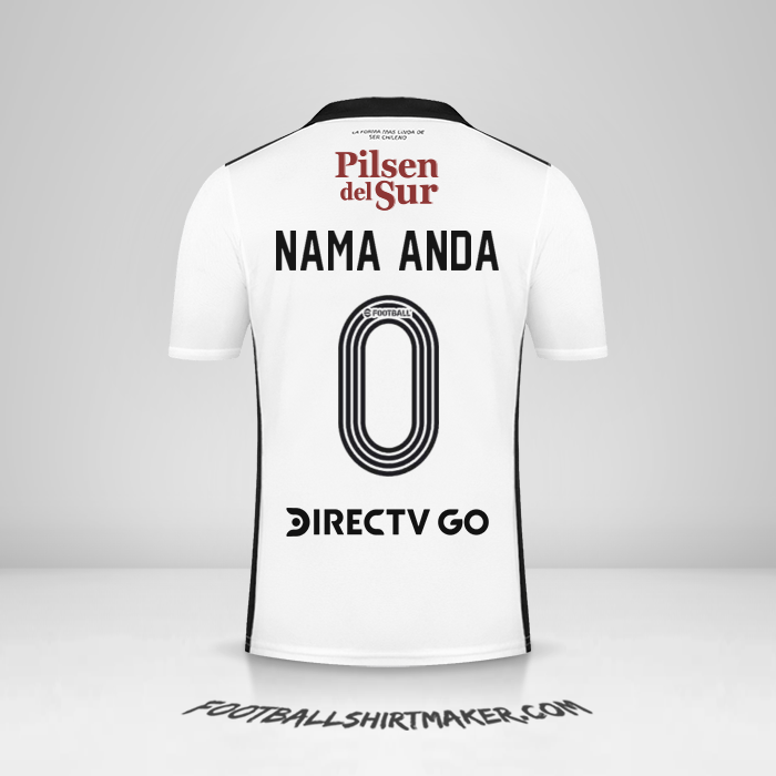 Jersey Colo Colo 2022 -  nama anda - 0