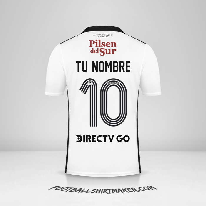 Jersey Colo Colo 2022 número 10 tu nombre