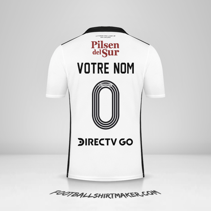 Maillot Colo Colo 2022 -  votre nom - 0