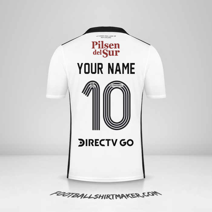 Colo Colo 2022 jersey number 10 your name