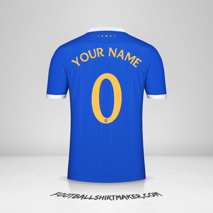 Jersey Rangers FC 2021/2022 UEL -  your name - 0