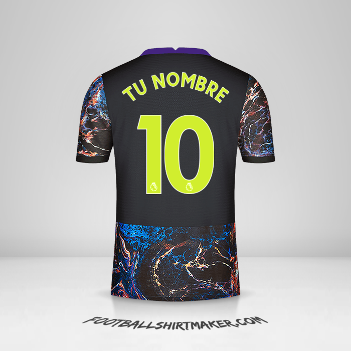 Jersey Tottenham Hotspur 2021/2022 II número 10 tu nombre