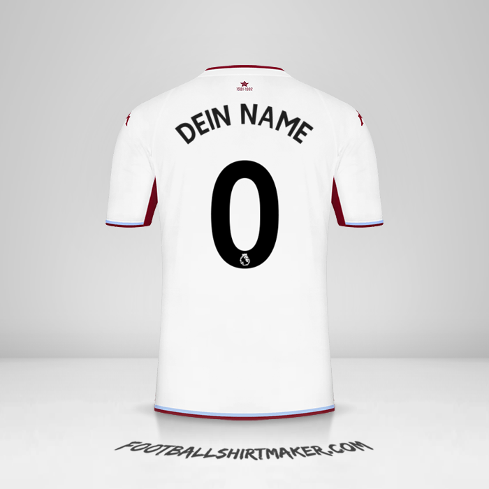 Trikot Aston Villa FC 2021/2022 II -  dein name - 0