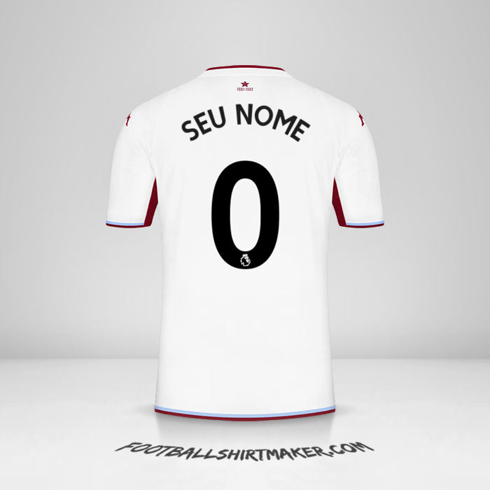 Camisa Aston Villa FC 2021/2022 II -  seu nome - 0