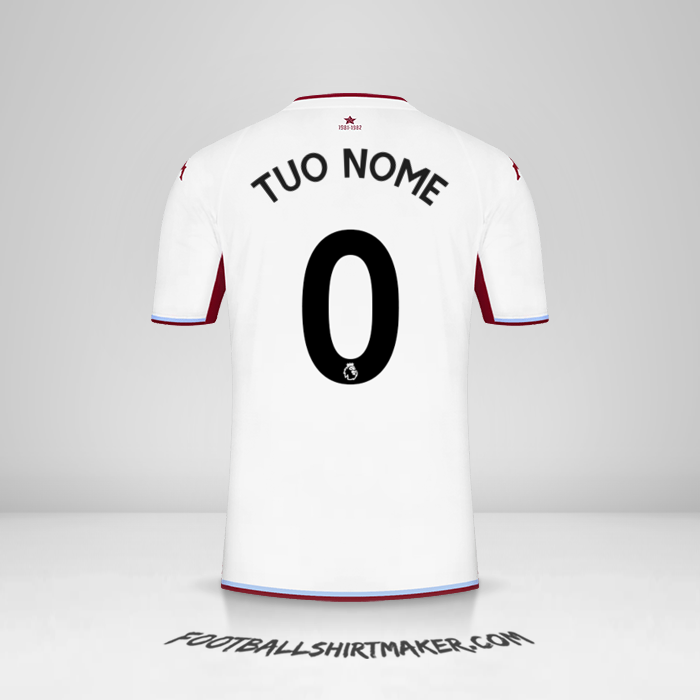 Maglia Aston Villa FC 2021/2022 II -  tuo nome - 0