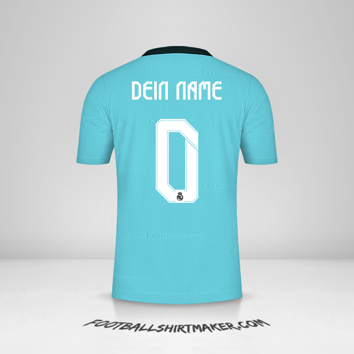 Trikot Real Madrid CF 2021/2022 Cup III -  dein name - 0