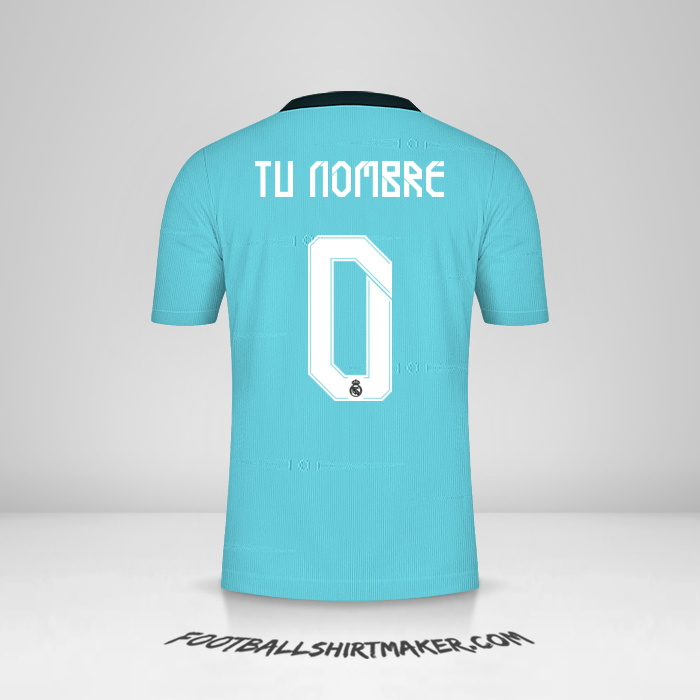 Jersey Real Madrid CF 2021/2022 Cup III -  tu nombre - 0