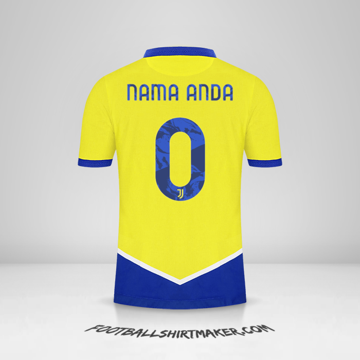 Jersey Juventus FC 2021/2022 Cup III -  nama anda - 0