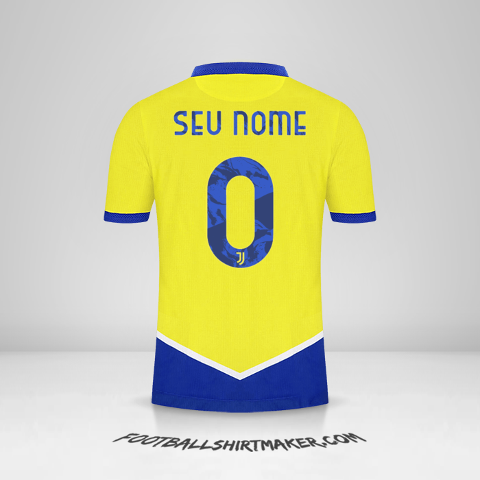 Camisa Juventus FC 2021/2022 Cup III -  seu nome - 0