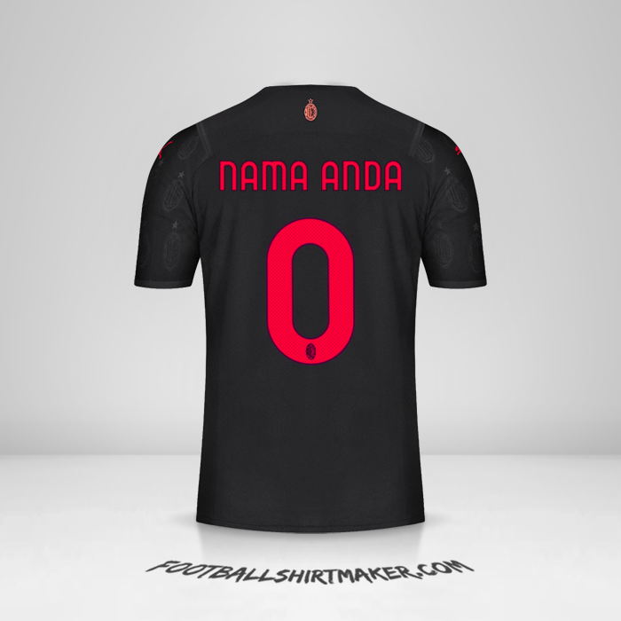 Jersey AC Milan 2021/2022 III -  nama anda - 0