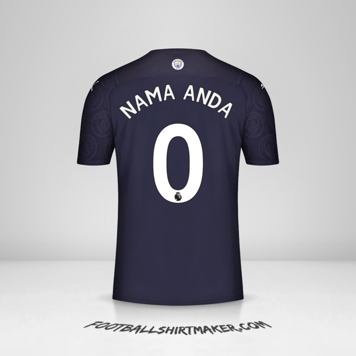 Jersey Manchester City 2021/2022 III -  nama anda - 0