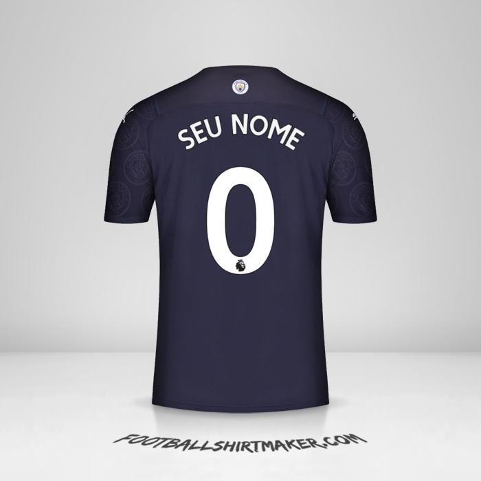 Camisa Manchester City 2021/2022 III -  seu nome - 0