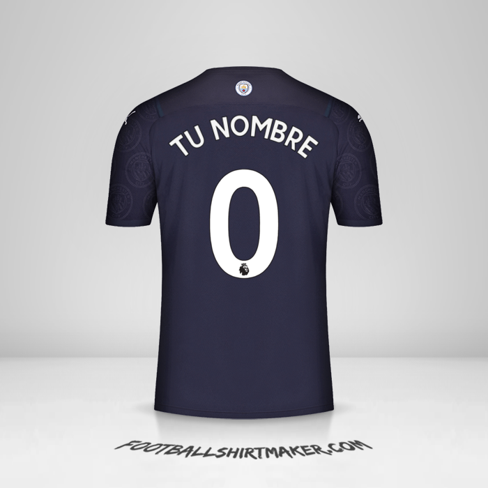 Camiseta Manchester City 2021/2022 III número 0 tu nombre