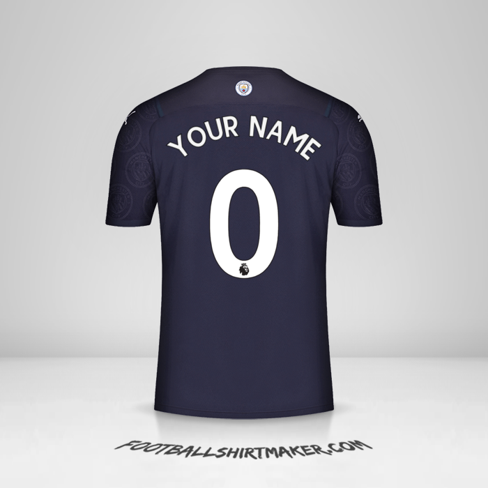 Manchester City 2021/2022 III shirt number 0 your name