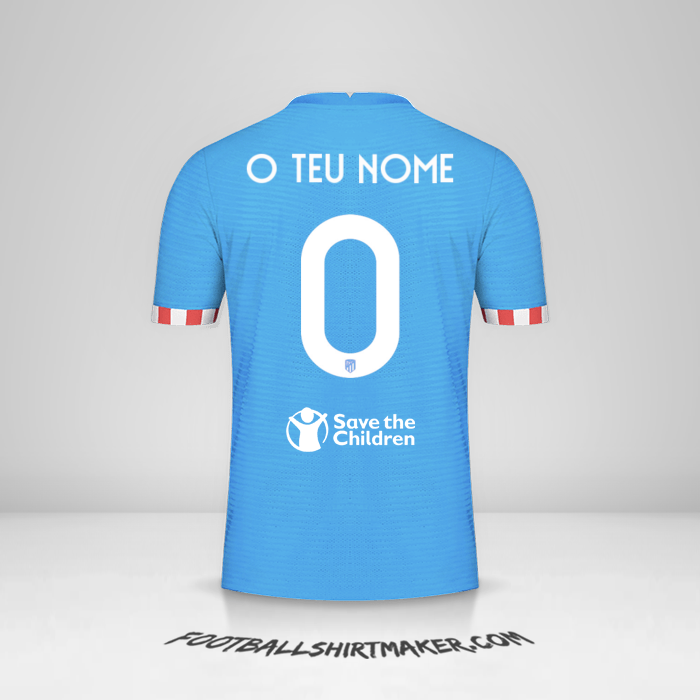 Camisola Atletico Madrid 2021/2022 Cup III -  o teu nome - 0