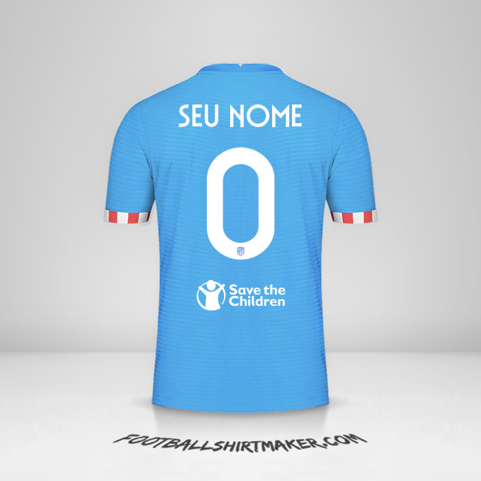 Camisa Atletico Madrid 2021/2022 Cup III -  seu nome - 0