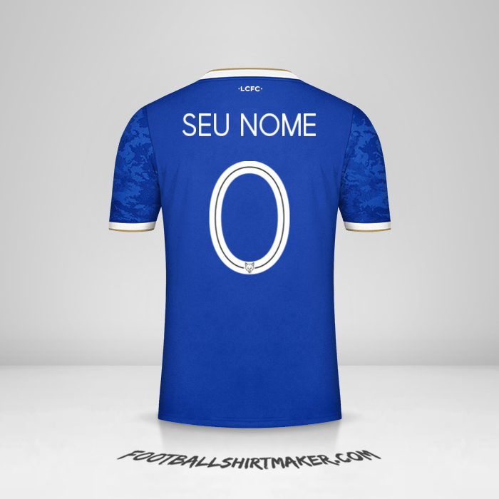 Camisa Leicester City FC 2021/2022 Cup -  seu nome - 0