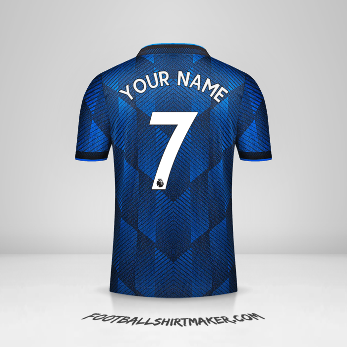 Manchester United 2021 2022 III jersey. Create jersey with your name and number