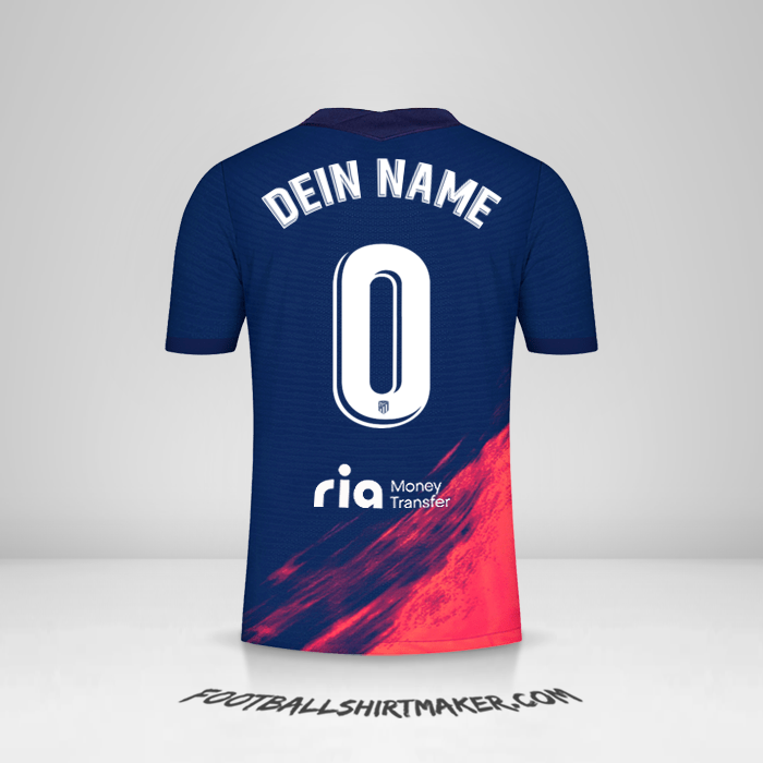 Trikot Atletico Madrid 2021/2022 II -  dein name - 0