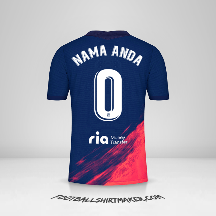 Jersey Atletico Madrid 2021/2022 II -  nama anda - 0