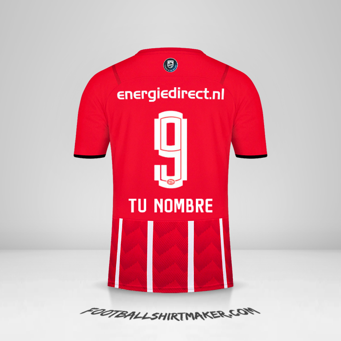 Camiseta PSV 2021/2022 número 9 tu nombre