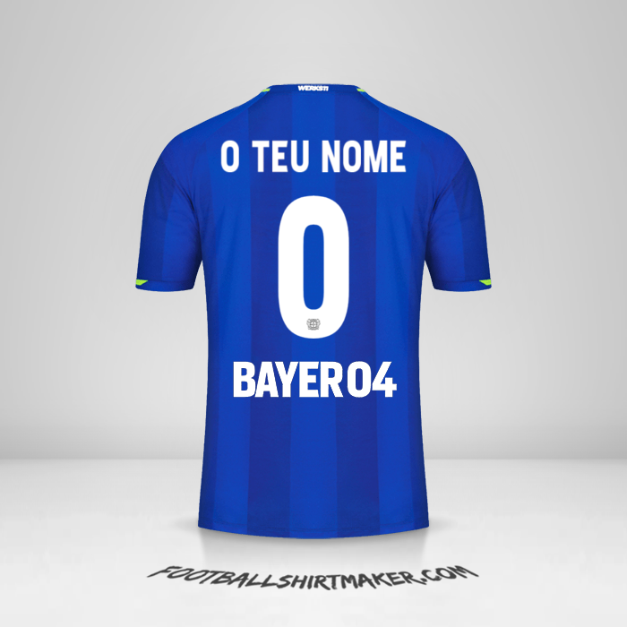 Camisola Bayer 04 Leverkusen 2021/2022 II -  o teu nome - 0