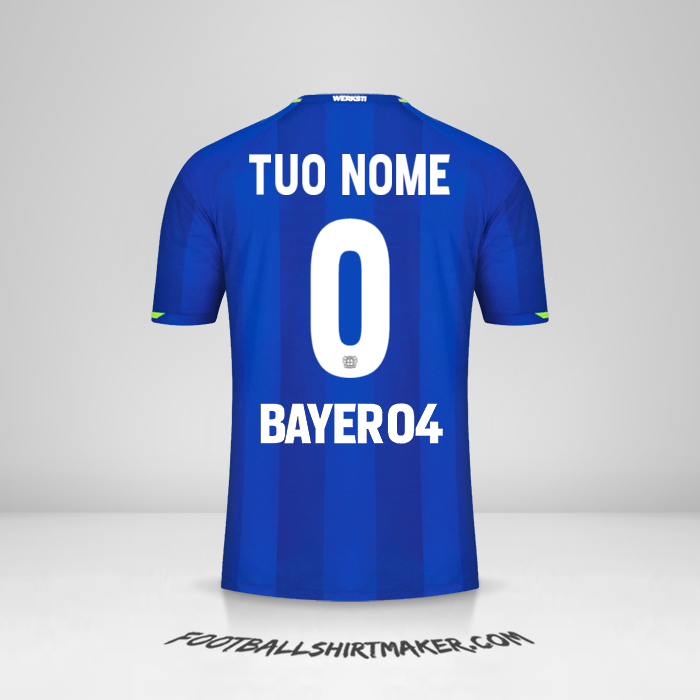 Maglia Bayer 04 Leverkusen 2021/2022 II -  tuo nome - 0