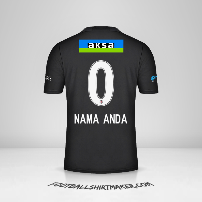 Jersey Besiktas JK 2021/2022 II -  nama anda - 0