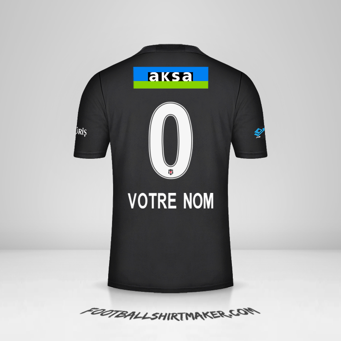 Maillot Besiktas JK 2021/2022 II -  votre nom - 0