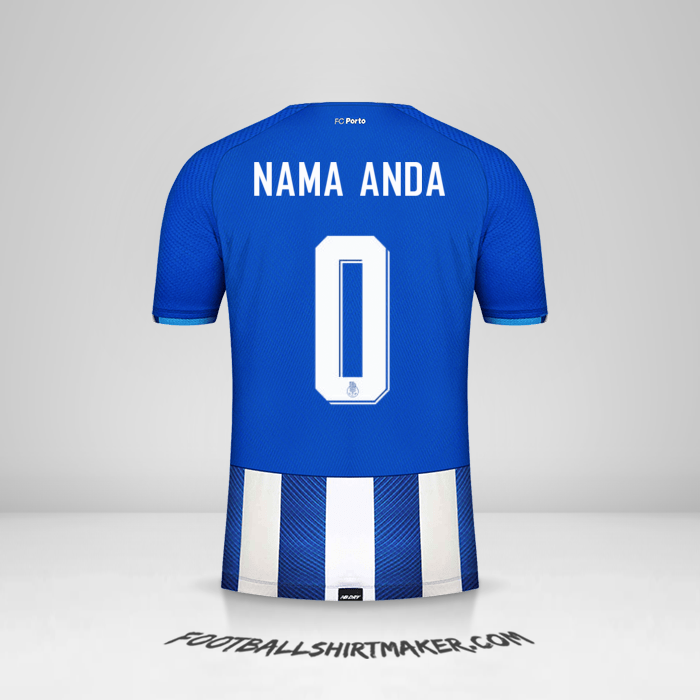 Jersey FC Porto 2021/2022 UEL -  nama anda - 0