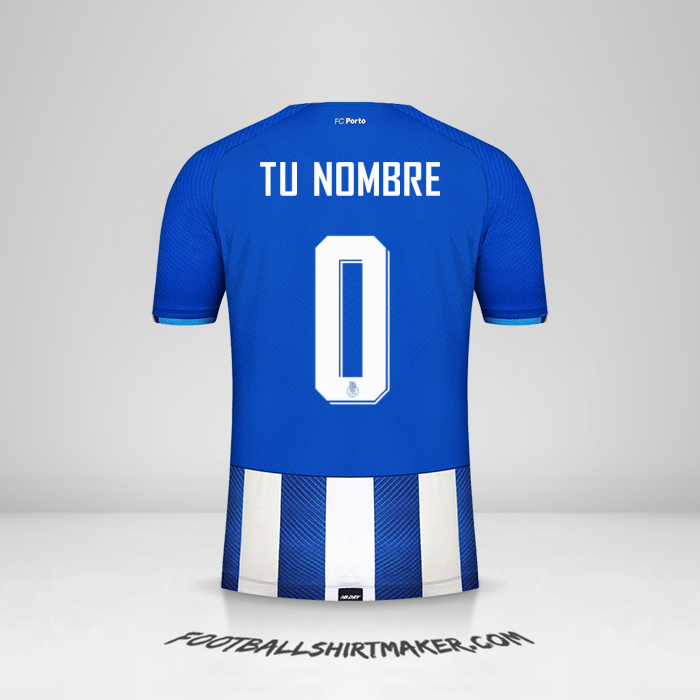 Jersey FC Porto 2021/2022 UEL número 0 tu nombre