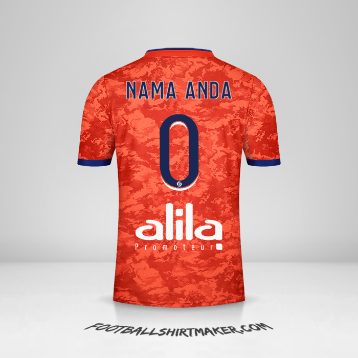 Jersey Olympique Lyon 2021/2022 II -  nama anda - 0