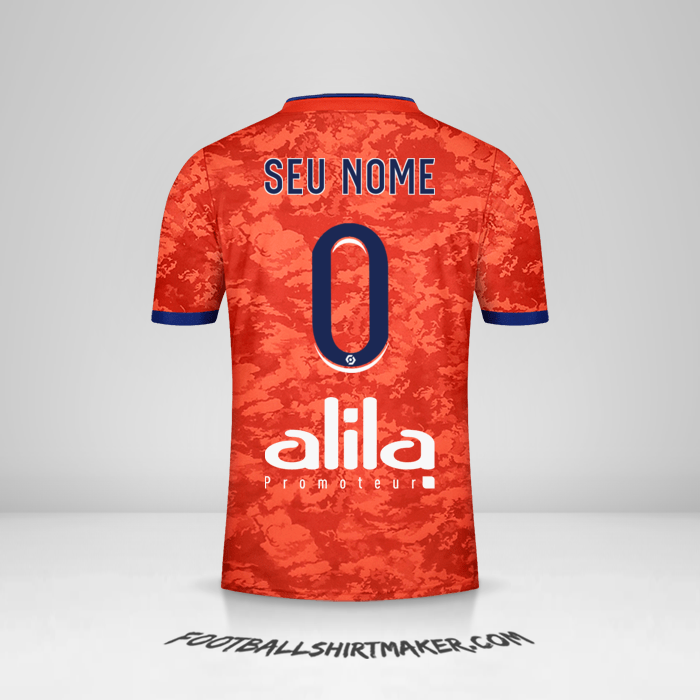 Camisa Olympique Lyon 2021/2022 II -  seu nome - 0