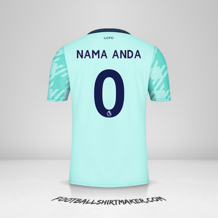 Jersey Leicester City FC 2021/2022 II -  nama anda - 0