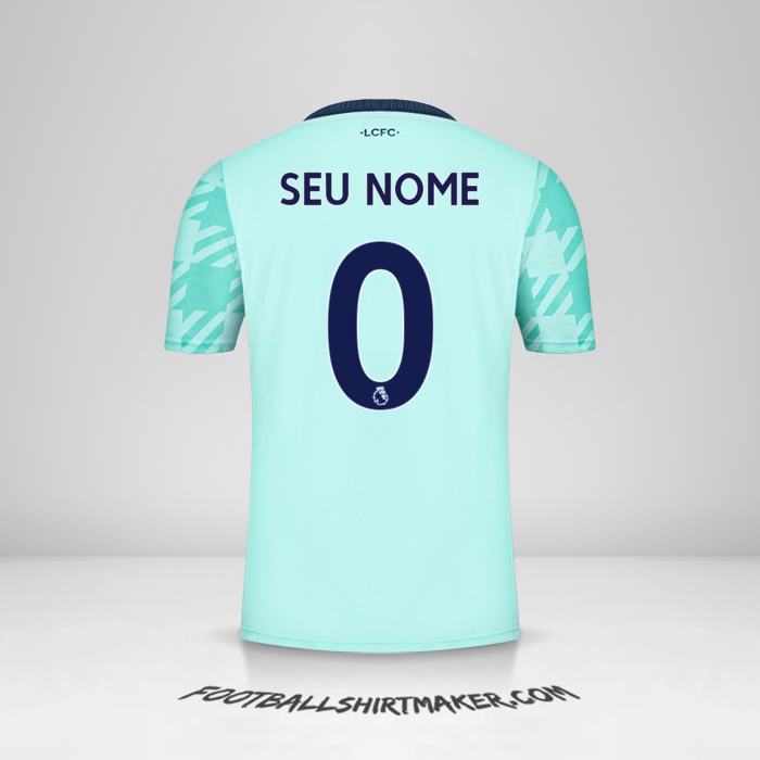 Camisa Leicester City FC 2021/2022 II -  seu nome - 0