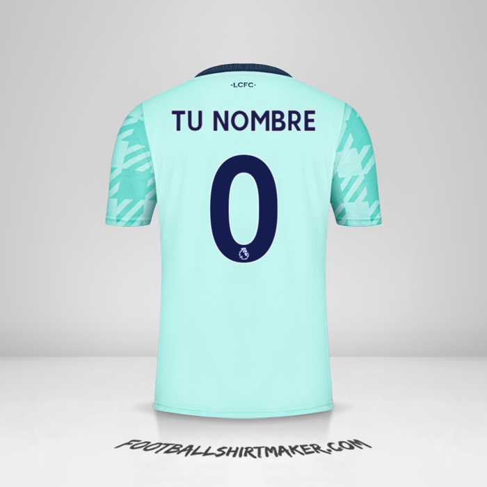 Camiseta Leicester City FC 2021/2022 II -  tu nombre - 0