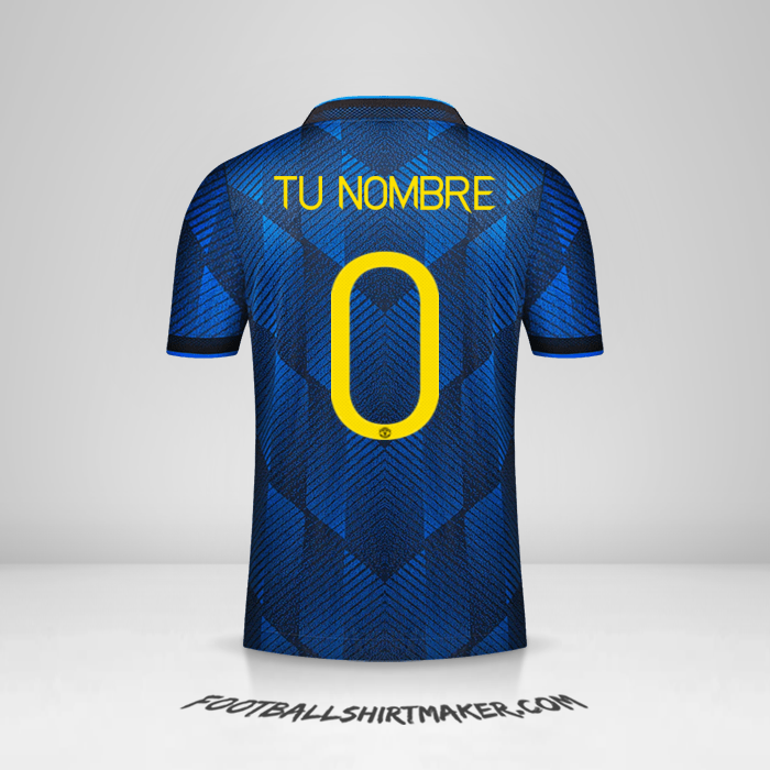 Camiseta Manchester United 2021/2022 Cup III -  tu nombre - 0