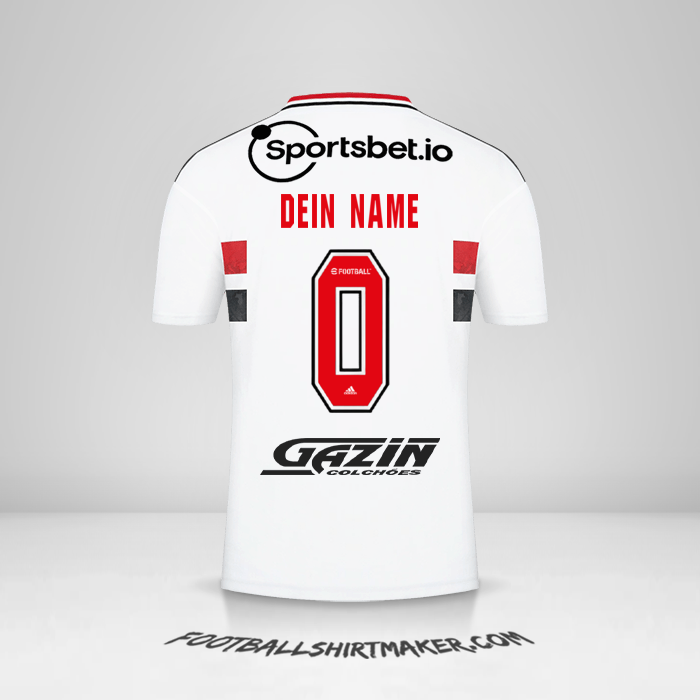 Trikot Sao Paulo FC 2022 -  dein name - 0